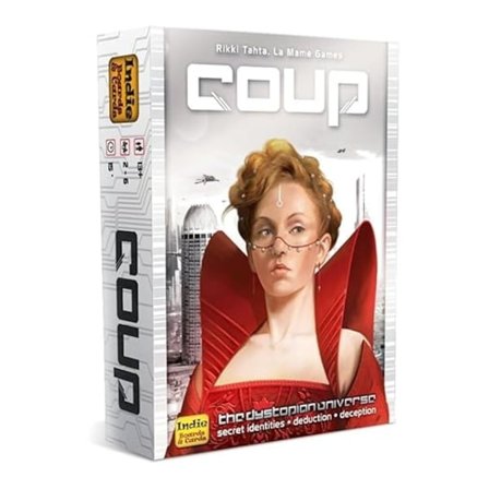 Coup - Det dystopiske univers kortspil familiespil fest deduktionsstrategi brætspil