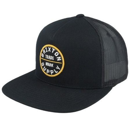 Brixton - Svart trucker Keps - Oath Hat Black/Black Trucker @ Hatstore