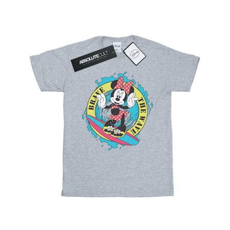 Disney Girls Minnie Mouse Brave The Wave Bomull T-shirt 5-6 år