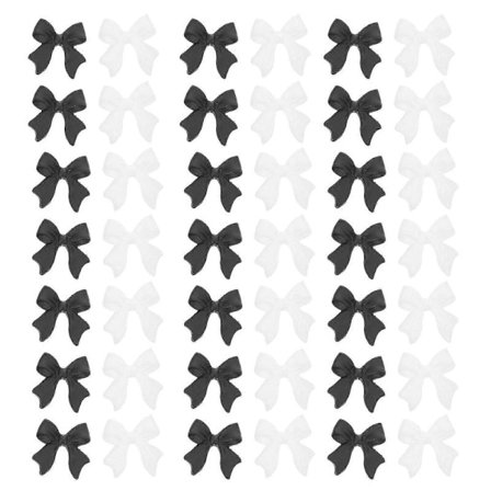 100 st Rosett Nagelkonst DIY Berlocker Harts Manikyrdekorationer Delikata Rosett Nagelberlocker