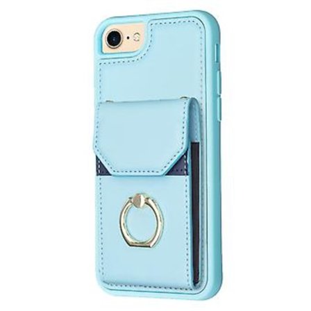 Organ Card Bag Telefonveske For iPhone SE 2022 / 2020 / 8 / 7 (Blå)