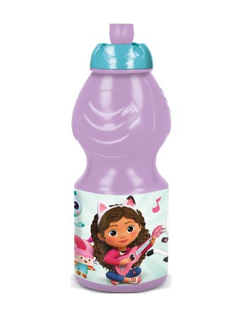 Gabby's Dollhouse Sports Water Bottle Home Meal Time Water Bottles Lilla Gabby's Dollhouse*Betinget Tilbud