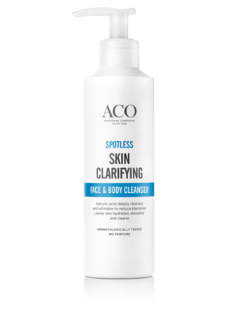 ACO Spotless Skin Clarifying rens ansikt og kropp 200 ml