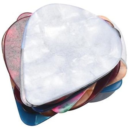 20 st Celluloid Tunna Gitarrplektrum 0,46 mm / 0,71 mm