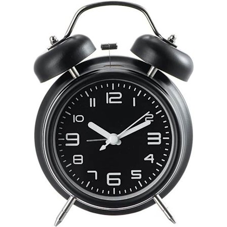 Superhøy vekkerklokke for personer som sover tungt, stille uten tikking