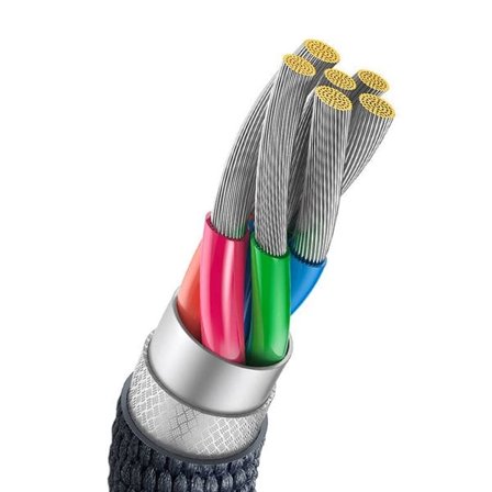 Baseus Crystal Shine-kabel USB till USB-C, 100W, 2m (svart)