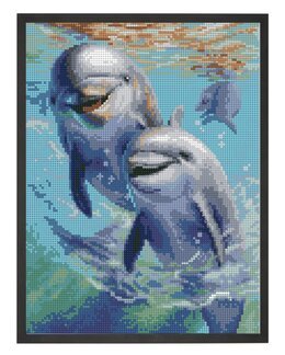 Diamond Painting Delfiner - Art City