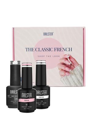 Nailster Gel Polish Gaveæske Classic French, Jul & Gaver, Makeup, Gaveæsker