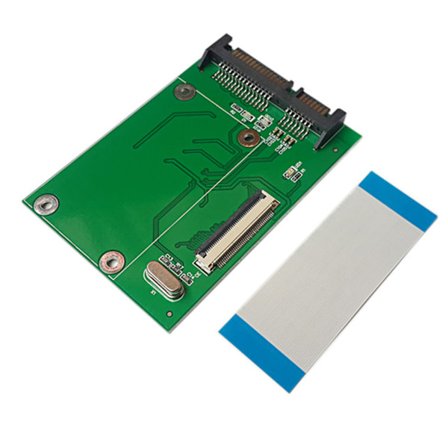 1,8 tuuman ZIF / LIF / CE - SATA 22pin 2,5 tuuman kiintolevy SATA Express SSD -sovittimelle FFC-kaapelilla