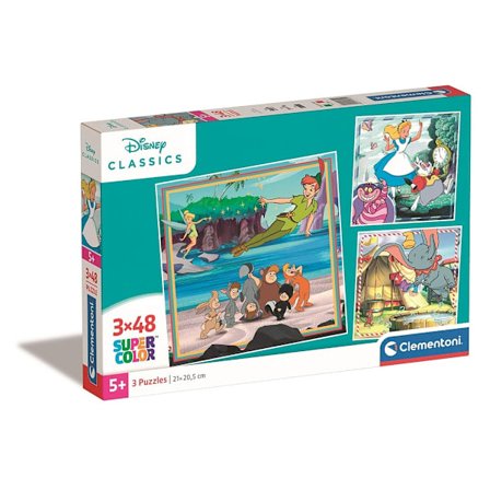 Disney Klassiska Evig 3x48 bitars pussel av Clementoni