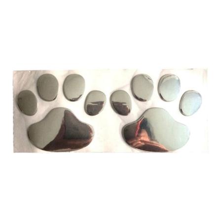 1 ark Bilklistremerker Kreative dekaler Paw 3D Animal Dog Cat Foot A2