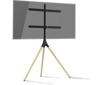 Andersson ATS - Svart/Ek - Fyndvara - Golvstativ till TV i modern och högkvalitativ ek-design