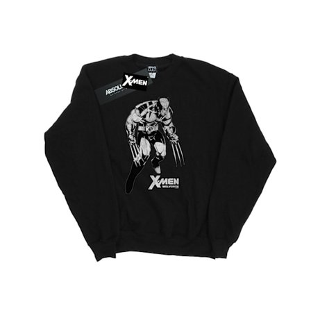Marvel Herr X-Men Wolverine Tonal Sweatshirt XXL Svart