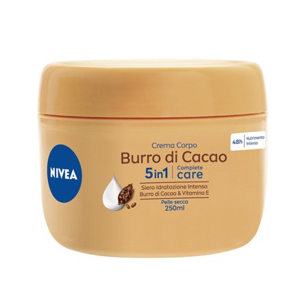 Nivea Crema Corpo Burro Di Cacao Idratante 48 Ore Per Pelle Secca