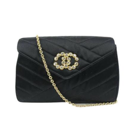 Chanel Vintage, Pre-owned Shoulder Bag Zwart, Dames, Maat:ONE Size