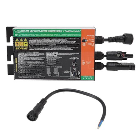 Solar Micro Inverter Aluminiumlegering DC til AC Netforbundet Micro Inverter til Solcellesystem AC