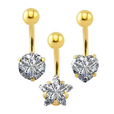 Navlepiercing - Hjerte