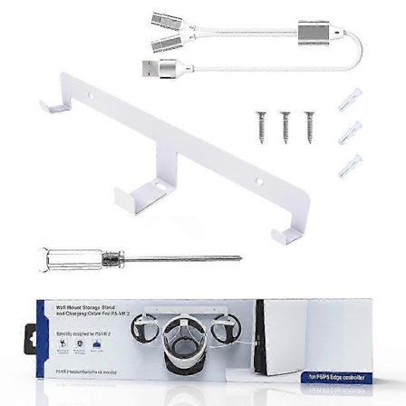 VR-seinäteline PS VR2 -kuulokkeiden säilytystelineelle latauskaapelin ruuveilla