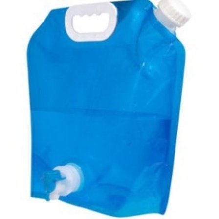 Vannkanne plastkanne vannkanne vannkanker vannpose 10L blå med kran 10L blå med kran