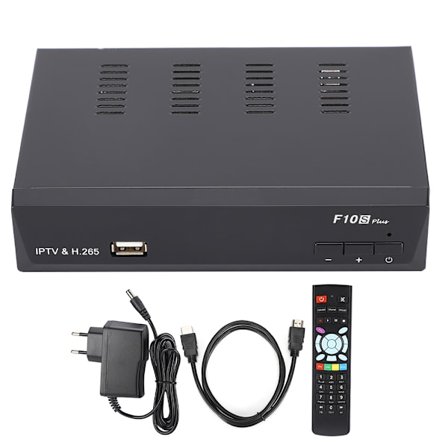 iBRAVEBOX F10S PLUS H265 IPTV DVB S2 POWERVU BISSKEY Digiboksi 100-240V EU