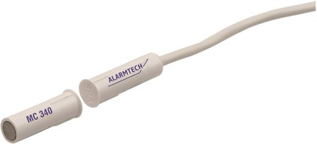 Alarmtech MC 340-10 Magnetkontakt 1 öppnande kontakt 10 m kabel, Larm & säkerhet