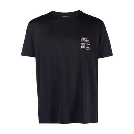 Etro, T-Shirts Czarny, Mężczyzna, Rozmiar: L