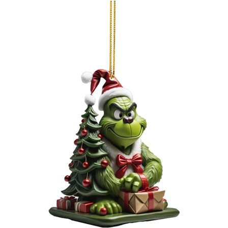12 kpl Joulukuusenkoristeet, Grinch-koristeet Grinch Jouluun kotiin, lomaan, juhlaan, sisustukseen