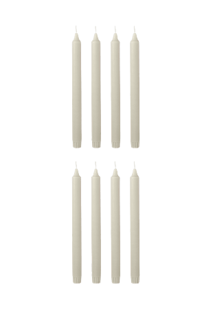 Åhléns Home Kronljus 28 cm, 8-pack Ljus & ljusstakar Beige ONESIZE