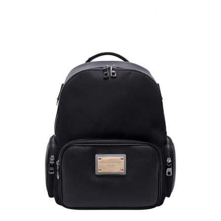Dolce & Gabbana, Backpacks Zwart, Heren, Maat:ONE Size