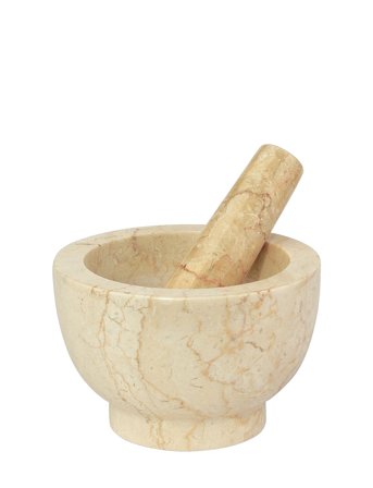 Morter Marmor Beige 9 Cm Cream Cilio