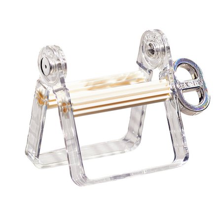 Transparent tandpastapresser, metal tandpastatubepresser, farvetubevrider til kunstnere, frisørsaloner, malere
