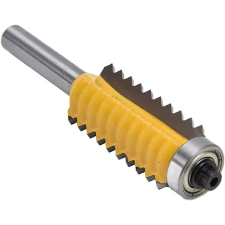 8mm fresestål, sponfri skaft, kraftig fingerfres, V-fresing, anti-tilbakeslag for bord, DIY, dører, hyller, snekker (8 x 30mm)