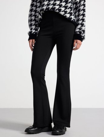 Lindex Trousers Grace Flare - Black - 128