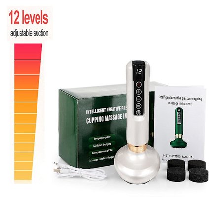 Sähköinen kuppaus hierontalaite tyhjiöimukupit guasha anti selluliitti kauneus terveys raaputus infrapuna lämpö laihdutus gua sha hieronta