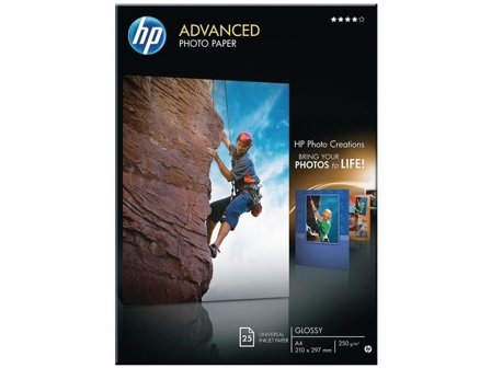 HP Fotopapper Q5456A A4 250g 25/fp - Lyreco - Kontorspapper - Foto-papper - A4 fotopapper