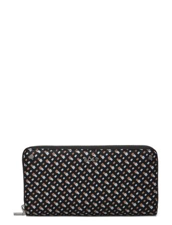 Cindy Ziparound-M Bags Card Holders & Wallets Wallets Svart BOSS*Betinget Tilbud
