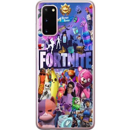 Yhteensopiva Puhelinkuori Samsung Galaxy S20 Fortnite kollaasi Victory Royale hahmot skins aarteet värikäs Fortnite pelaamisen suunnittelu
