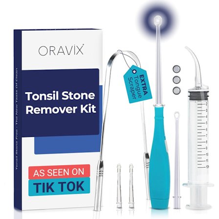 removes stones from tonsils | Tonsil stone removal kit