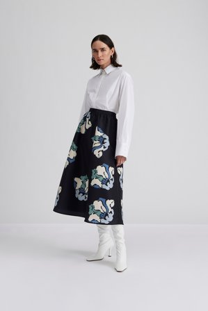 Malina - Filippa midi skirt - XXS - Floral