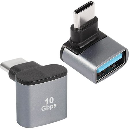 90 graders vinkel USB C til USB 3.1 adapter OTG 10 Gbps Type C han til USB 3.1 hun højrevinklet par