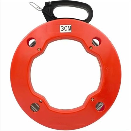 30M Langennousu Neula Terästä Sähköasentajan Neula, Kalastusnauha Kaapelille Muovipakkauksessa Joustavalla Ohjauspäällä