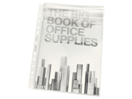 LEITZ Plastficka Prem 0,18 m.klaff 5/fp - Lyreco - Kontorsmaterial - Mappar och plastfickor - Plastfickor - Öppen överkant