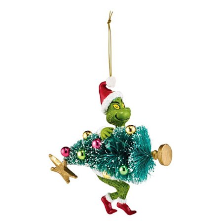 God Jul Grinch Ornament Juletræshængende Dekoration, Flad Akrylvedhæng