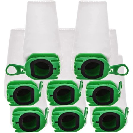Støvsugerposer, der er kompatible med Vorwerk Kobold VB100 VB 100 FP100 FP 100 støvsugerfilter, 8 reservefilterposer