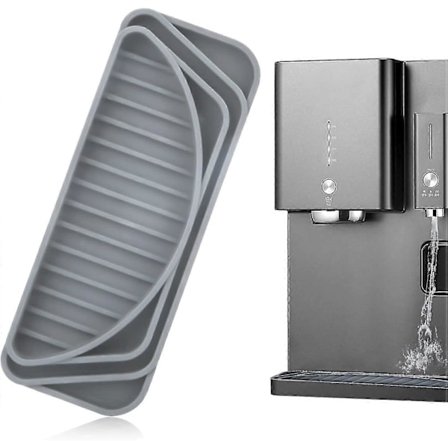 Køleskab Drypbakke Opsamler, Skridsikker Skærbar Køleskabs Drypbakke, Silikone Køleskabs Spild Vand Måtte Til Køleskabs Is- og Vanddispenser