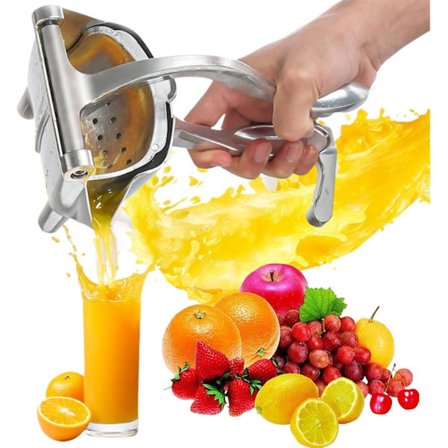 Manuaalinen hedelmäpuristin, sitruspuristin, tukeva alumiiniseoskäsikäyttöinen mehunpuristin - (1 kpl)