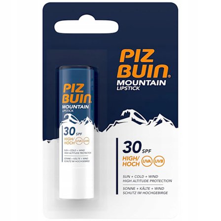 Piz Buin Vuoristohuulipuna Spf30 Suojaava Balsami Uvasta Ja Uvb:stä