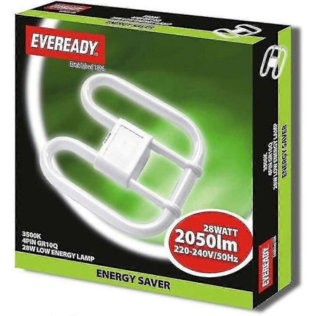 Eveready 28W 4-pin 2D Energisparende lampe (FMY)