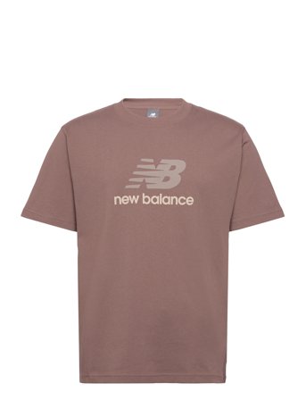 New Balance Athletics Logo T-Shirt - Brown - S