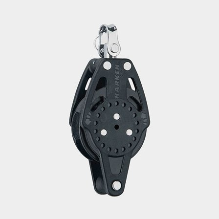 Harken 57mm Ratchamatic Block - Swivel, Becket (2626)